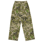 Digital Spectre Steppe Russian CAMO Unisex Wide-Leg Leisure Pants - Pant