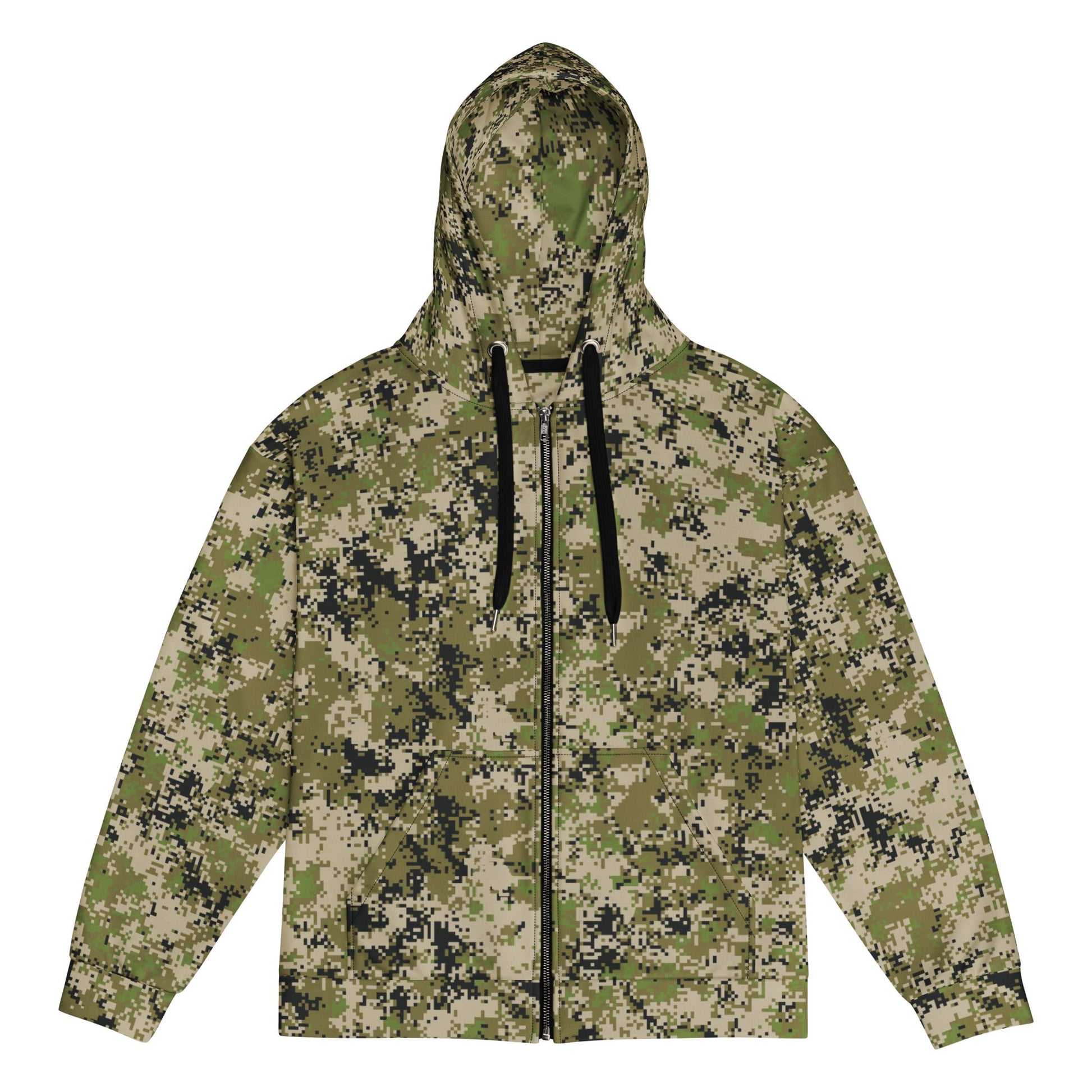 Russian Digital Spectre SKVO CAMO Unisex zip hoodie - 2XS - Zip Hoodies