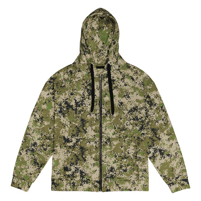 Russian Digital Spectre SKVO CAMO Unisex zip hoodie - 2XS - Zip Hoodies