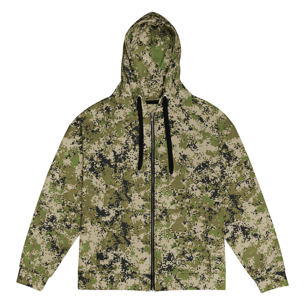 CAMO HQ - Digital Spectre Steppe Russian CAMO Unisex Zip Hoodie
