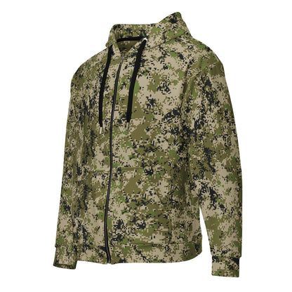 Russian Digital Spectre SKVO CAMO Unisex zip hoodie - Zip Hoodies