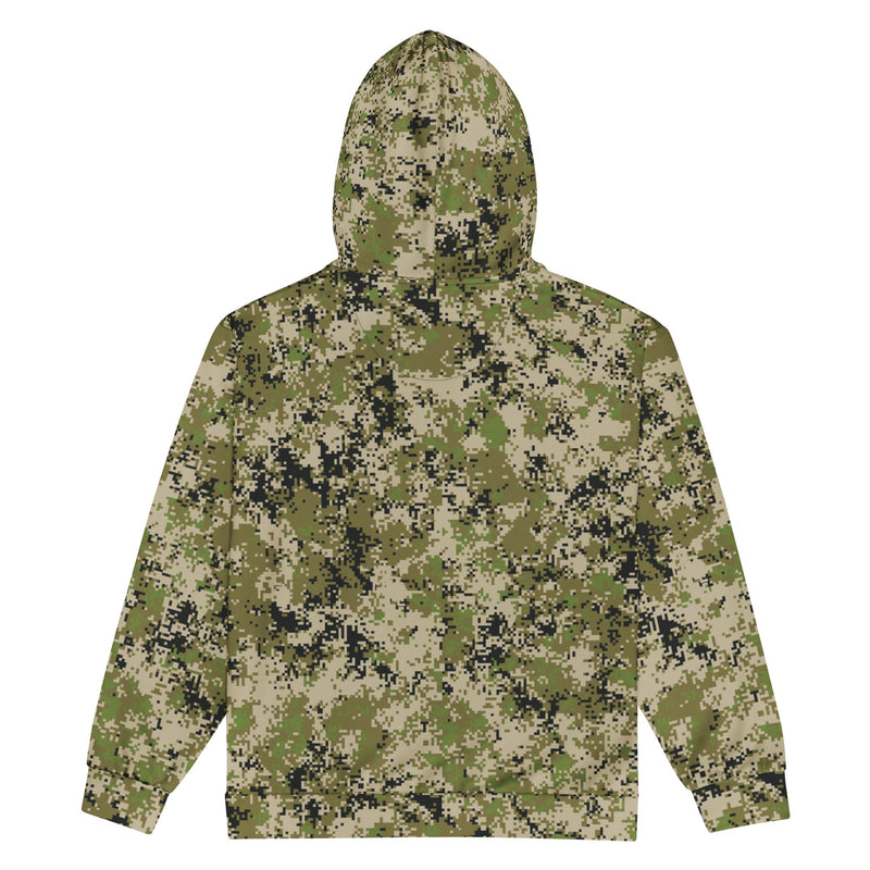 Digital Spectre Steppe Russian CAMO Unisex Zip Hoodie
