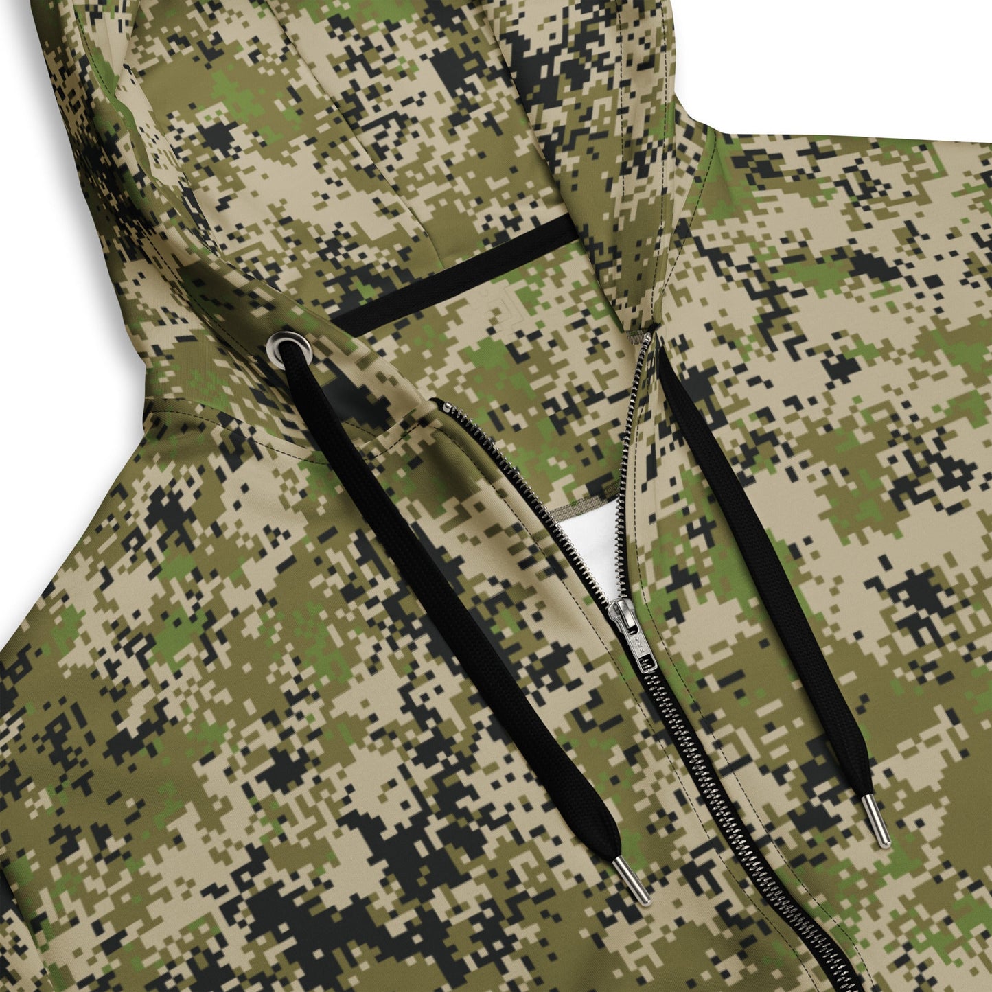 Russian Digital Spectre SKVO CAMO Unisex zip hoodie - Zip Hoodies