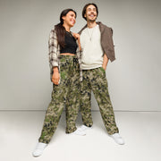 Digital Spectre Steppe Russian CAMO Unisex Wide-Leg Joggers - 2XS