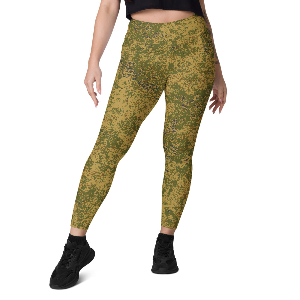 Russian EMR Digital Arid CAMO Leggings with pockets - Womens With Pockets