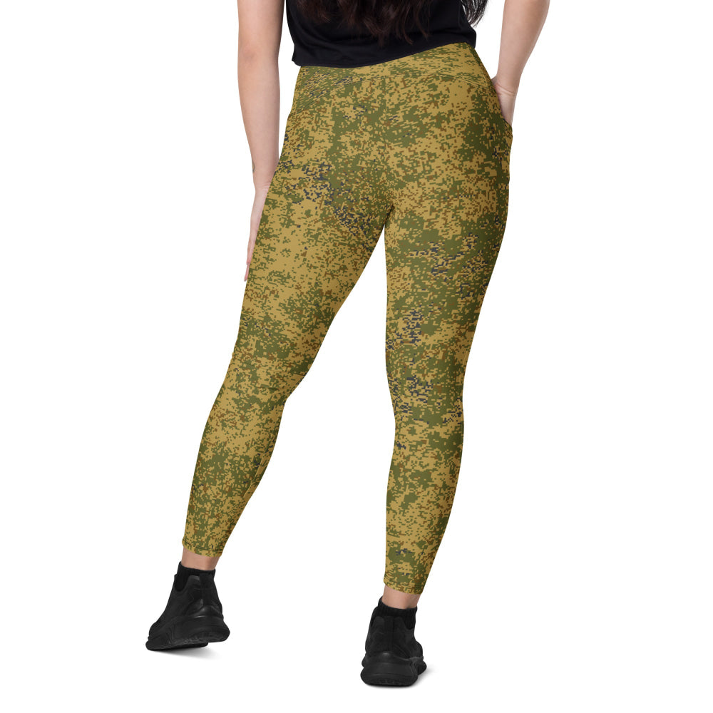 Russian EMR Digital Arid CAMO Leggings with pockets - Womens With Pockets