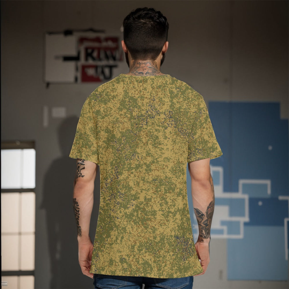 Russian EMR Digital Arid CAMO Men’s 100% Cotton T-Shirt - Mens