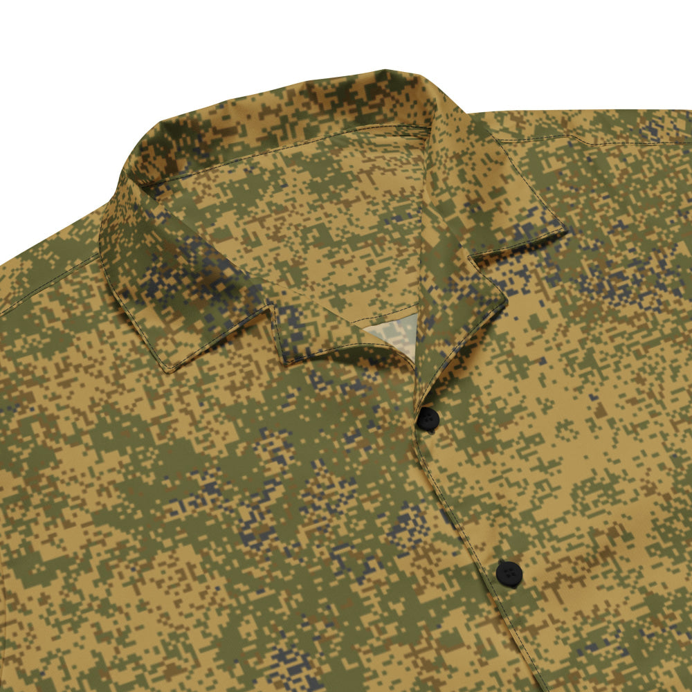 Russian EMR Digital Arid CAMO Unisex button shirt - Button Shirt