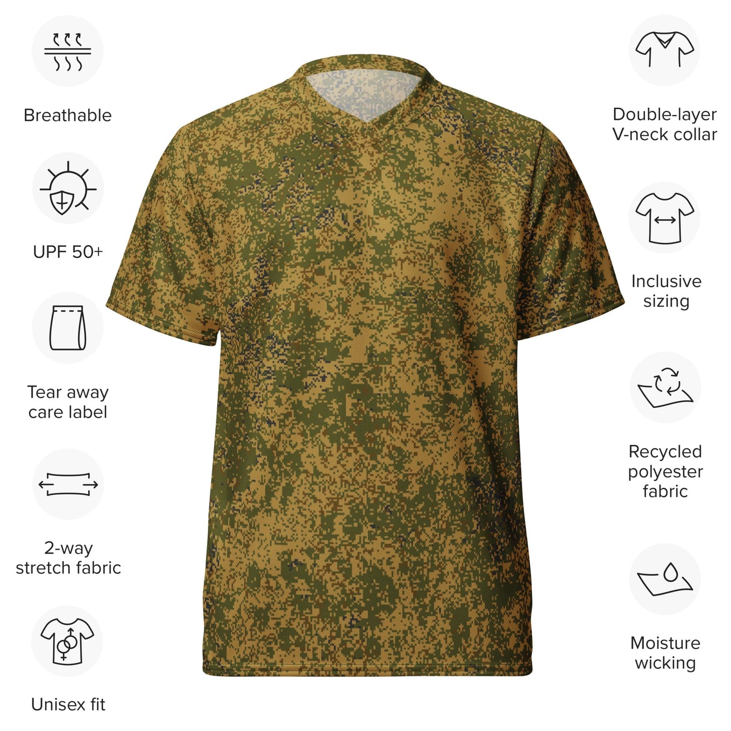 Russian EMR Digital Arid CAMO unisex sports jersey - Unisex Sports Jersey