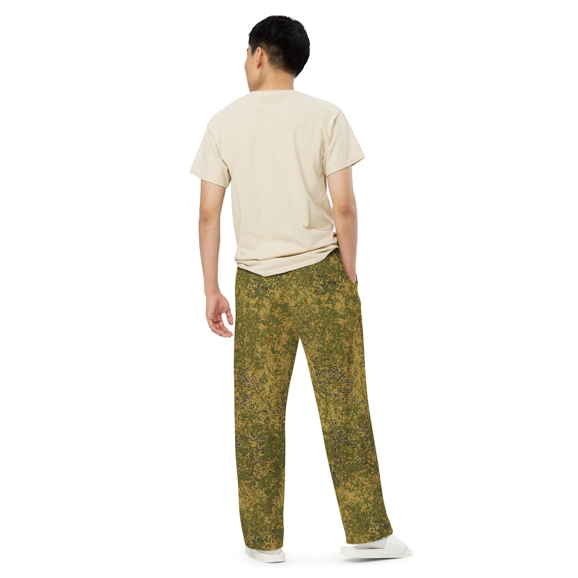 Russian EMR Digital Arid CAMO unisex wide-leg pants - Unisex Wide-Leg Pants