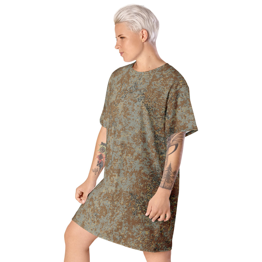 Russian EMR Digital Desert CAMO T-shirt dress - Womens T-Shirt Dress