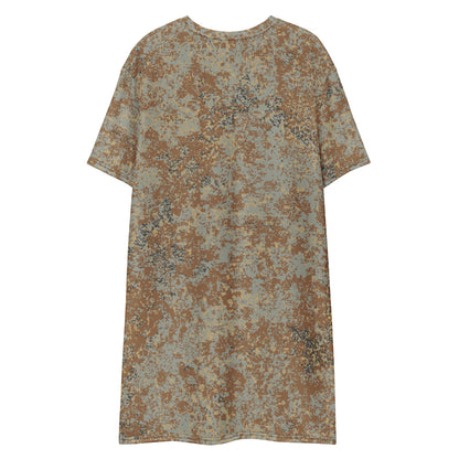 Russian EMR Digital Desert CAMO T-shirt dress - Womens T-Shirt Dress