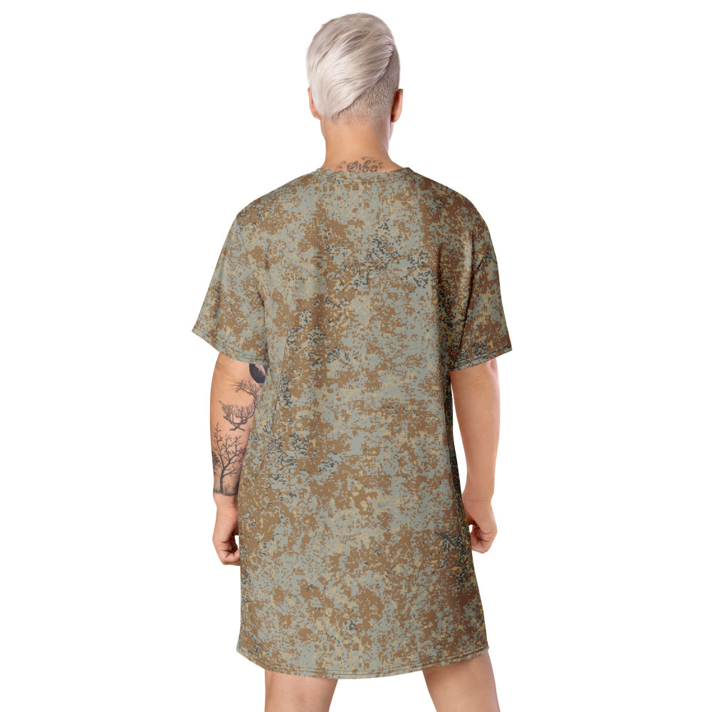 Russian EMR Digital Desert CAMO T-shirt dress - Womens T-Shirt Dress