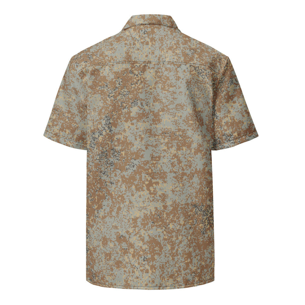 Russian EMR Digital Desert CAMO Unisex button shirt - Button Shirt