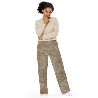 Russian EMR Digital Desert CAMO unisex wide-leg pants - Unisex Wide-Leg Pants