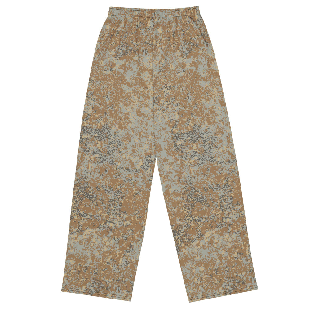 Russian EMR Digital Desert CAMO unisex wide-leg pants - Unisex Wide-Leg Pants