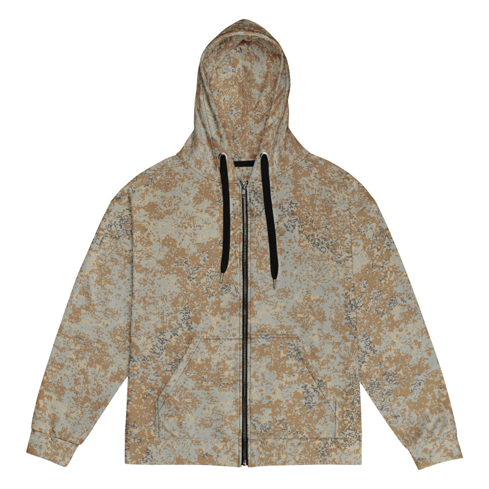 Russian EMR Digital Desert CAMO Unisex zip hoodie - Zip Hoodie