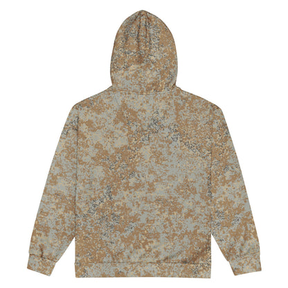 Russian EMR Digital Desert CAMO Unisex zip hoodie - Zip Hoodie