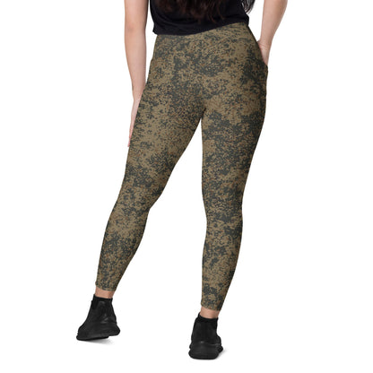 Russian EMR Digital Mountain CAMO Leggings with pockets - Womens With Pockets