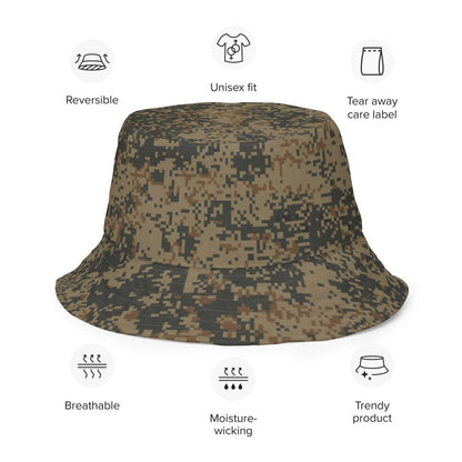 Russian EMR Digital Mountain CAMO Reversible bucket hat