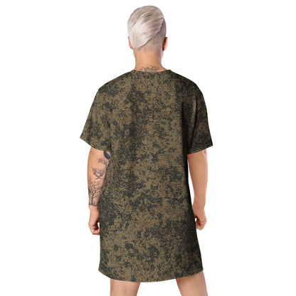 Russian EMR Digital Mountain CAMO T-shirt dress - Womens T-Shirt Dress