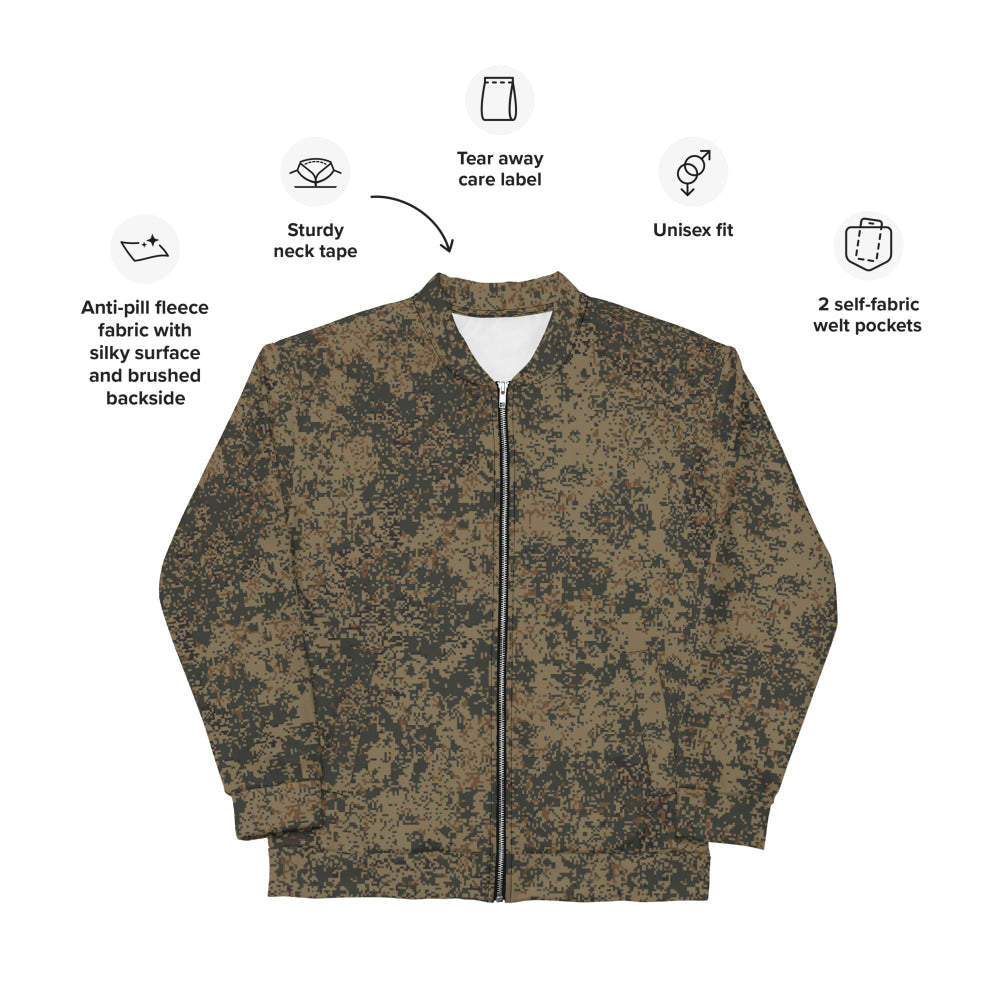 Russian EMR Digital Mountain CAMO Unisex Bomber Jacket