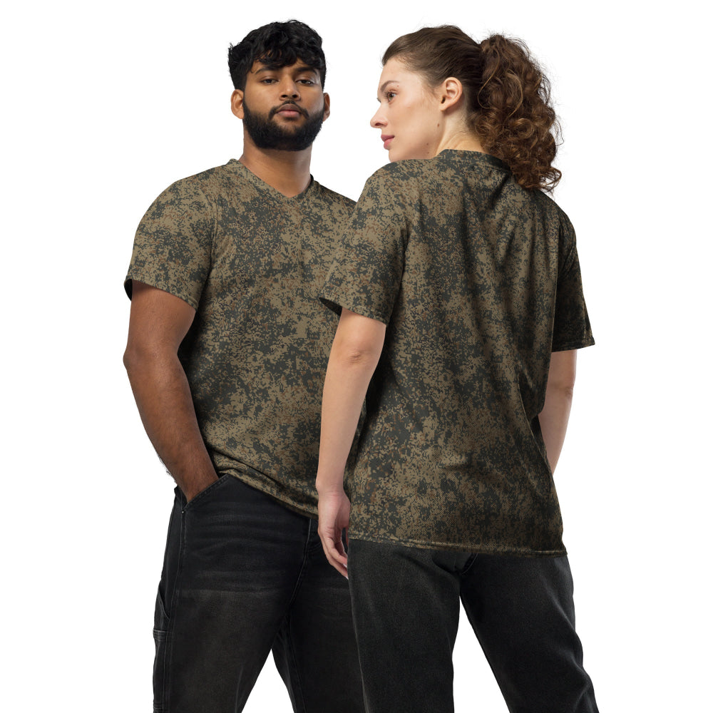 Russian EMR Digital Mountain CAMO unisex sports jersey - 2XS - Unisex Sports Jersey