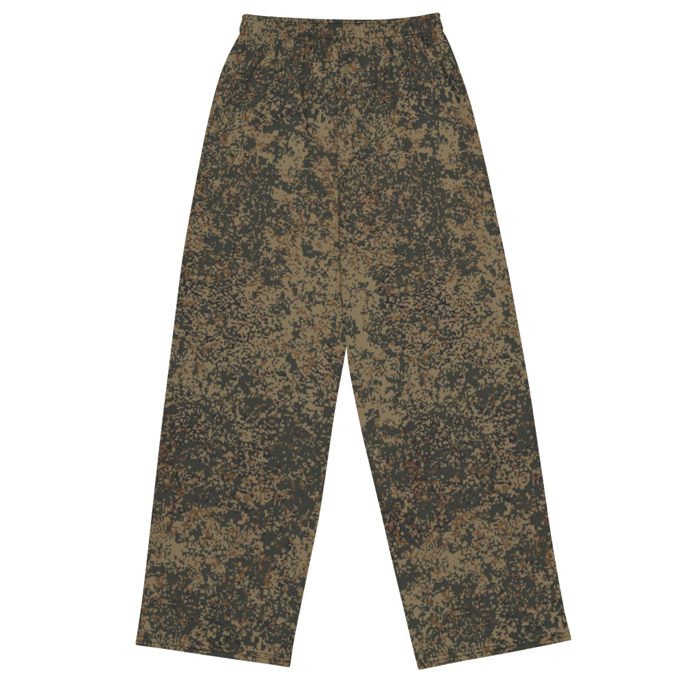 Russian EMR Digital Mountain CAMO unisex wide-leg pants - Unisex Wide-Leg Pants