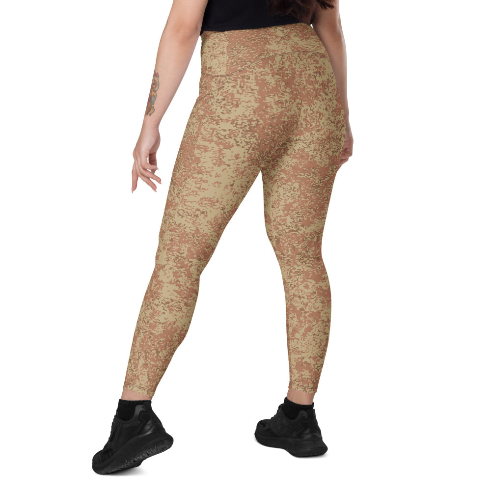 Russian EMR Digital Ratnik Desert CAMO Leggings with pockets - Womens With Pockets