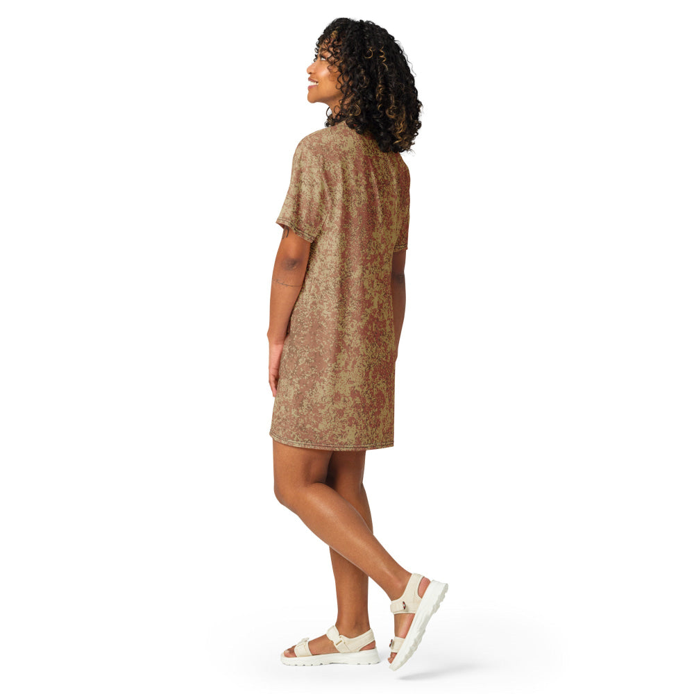 Russian EMR Digital Ratnik Desert CAMO T-shirt dress - Womens T-Shirt Dress