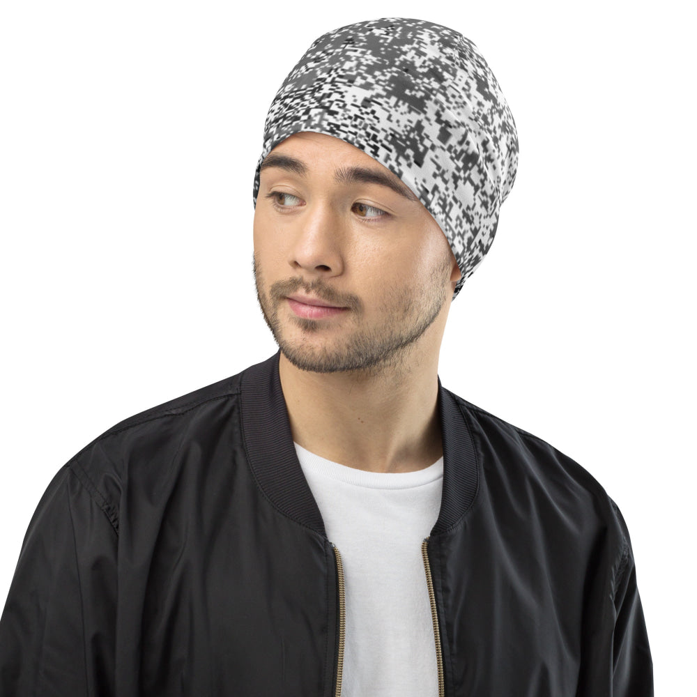 Russian EMR Digital Snow CAMO Beanie