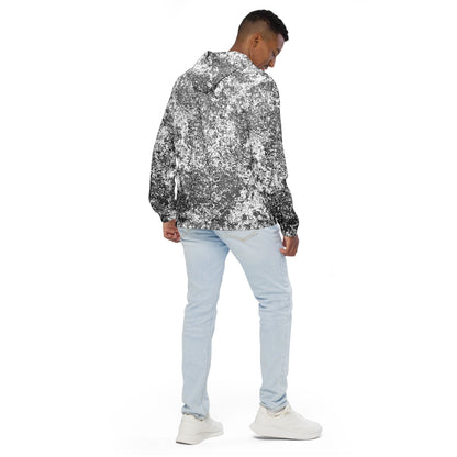 Russian EMR Digital Snow CAMO Men’s windbreaker - Mens Windbreaker