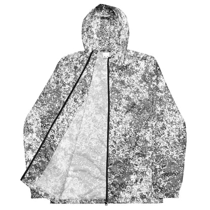 Russian EMR Digital Snow CAMO Men’s windbreaker - Mens Windbreaker