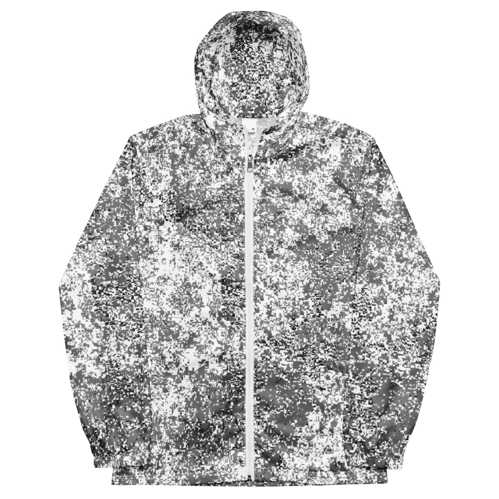 Russian EMR Digital Snow CAMO Men’s windbreaker - Mens Windbreaker