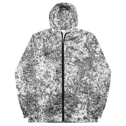 Russian EMR Digital Snow CAMO Men’s windbreaker - Mens Windbreaker