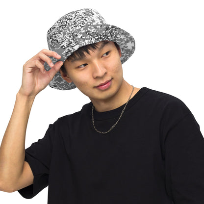 Russian EMR Digital Snow CAMO Reversible bucket hat - Bucket Hat