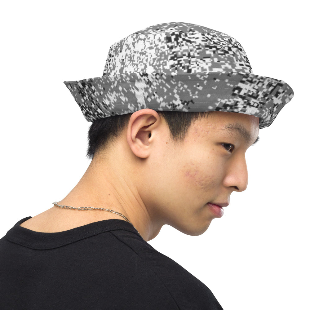 Russian EMR Digital Snow CAMO Reversible bucket hat - Bucket Hat