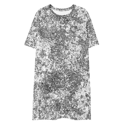 Russian EMR Digital Snow CAMO T-shirt dress - Womens T-Shirt Dress