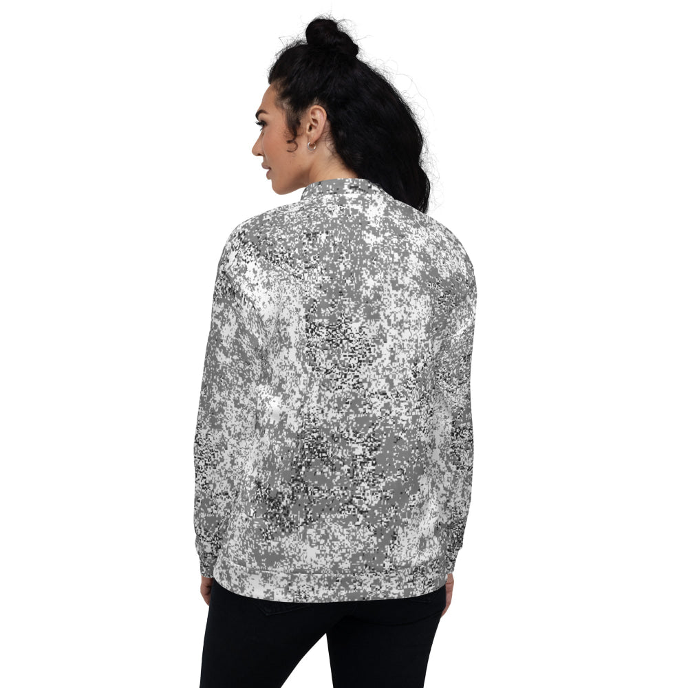 Russian EMR Digital Snow CAMO Unisex Bomber Jacket