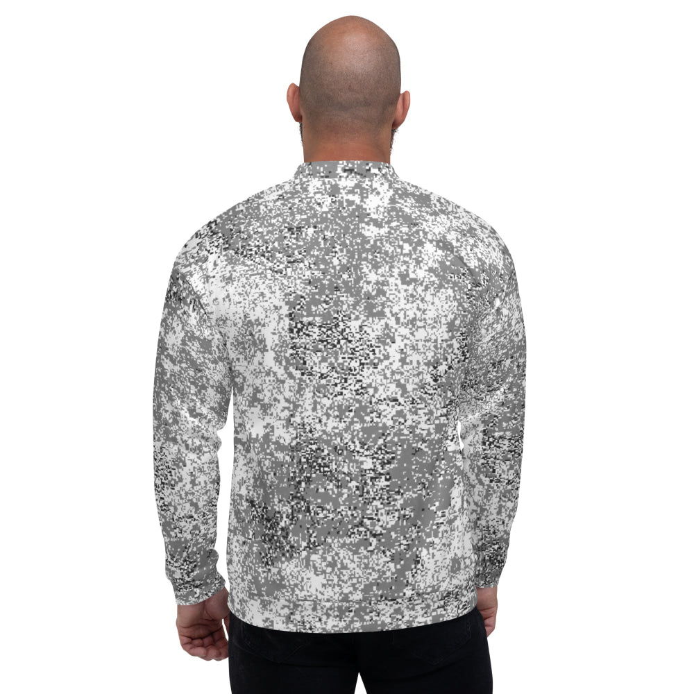 Russian EMR Digital Snow CAMO Unisex Bomber Jacket