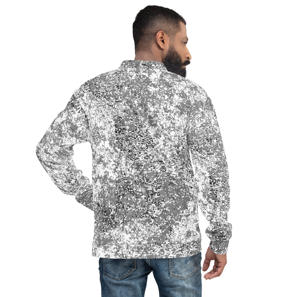 Russian EMR Digital Snow CAMO Unisex Bomber Jacket