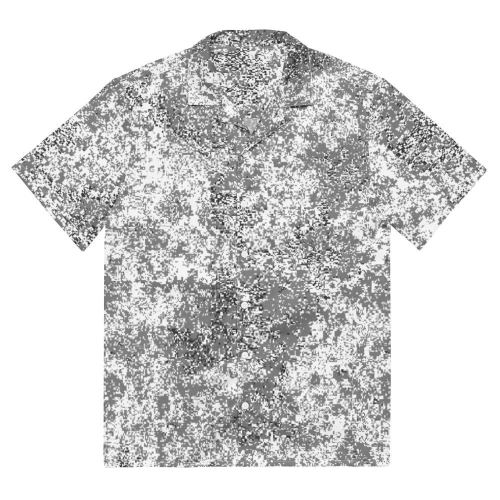 Russian EMR Digital Snow CAMO Unisex button shirt - 2XS - Button Shirt