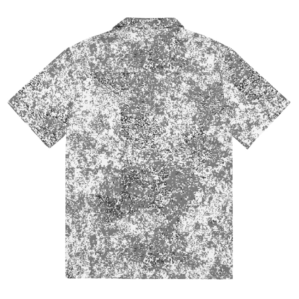 Russian EMR Digital Snow CAMO Unisex button shirt - Button Shirt