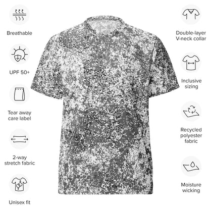 Russian EMR Digital Snow CAMO unisex sports jersey - Unisex Sports Jersey