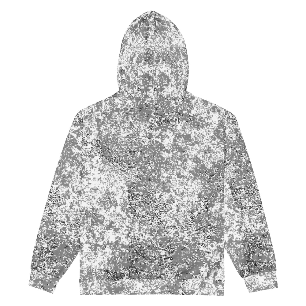 Russian EMR Digital Snow CAMO Unisex zip hoodie - Zip Hoodie