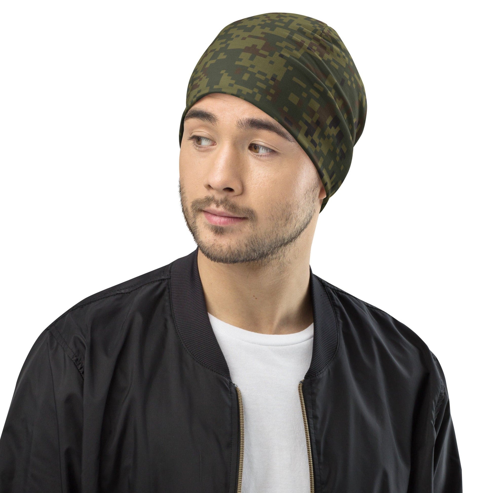 Russian EMR Digital Woodland CAMO Beanie