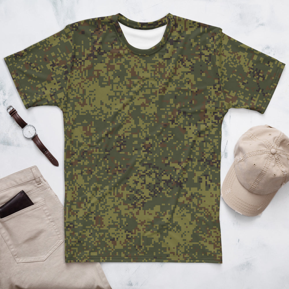 Russian EMR Digital Woodland CAMO Men’s T-shirt - XS - Mens T-Shirt