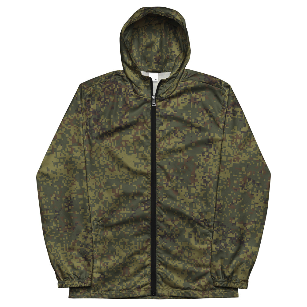 Russian EMR Digital Woodland CAMO Men’s windbreaker - Mens Windbreaker