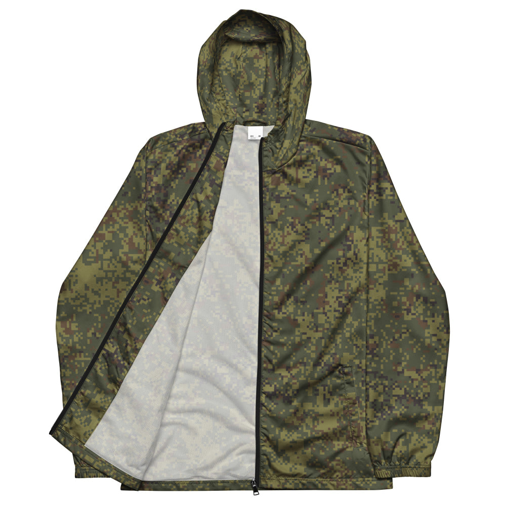 Russian EMR Digital Woodland CAMO Men’s windbreaker - Mens Windbreaker