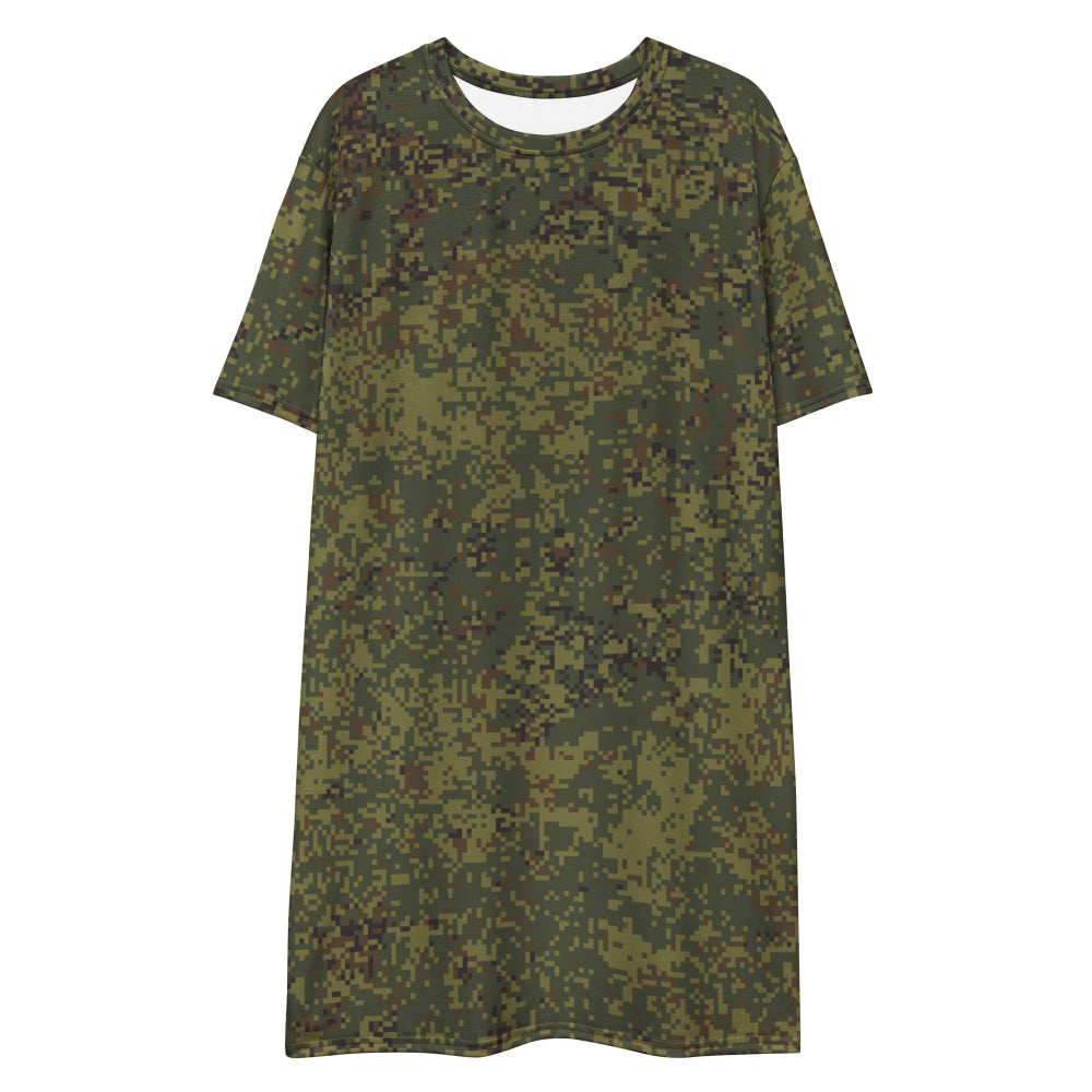 Russian EMR Digital Woodland CAMO T-shirt dress - Womens T-Shirt Dress